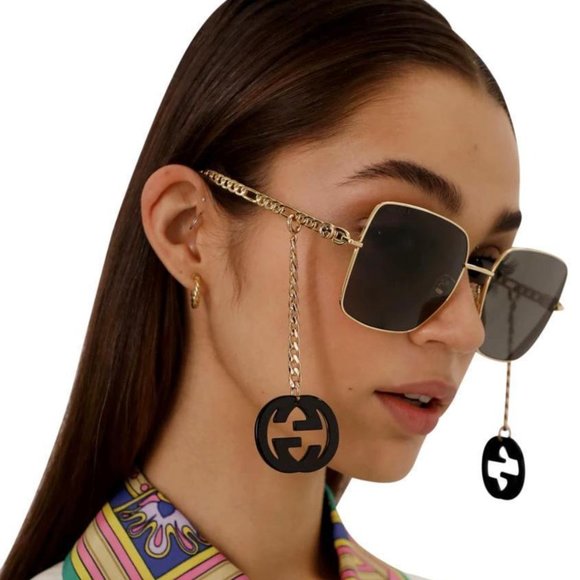 NEW GUCCI GG0724S 001 SUNGLASSES